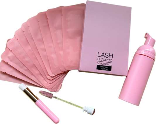 Lash cleanser set