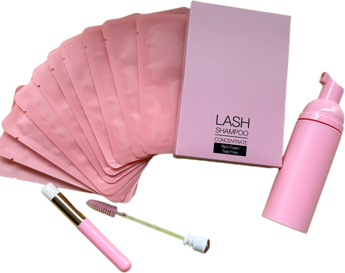 Lash cleanser set