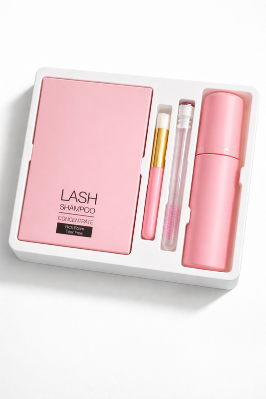 Lash cleanser set
