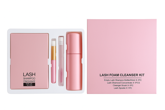 Lash cleanser set