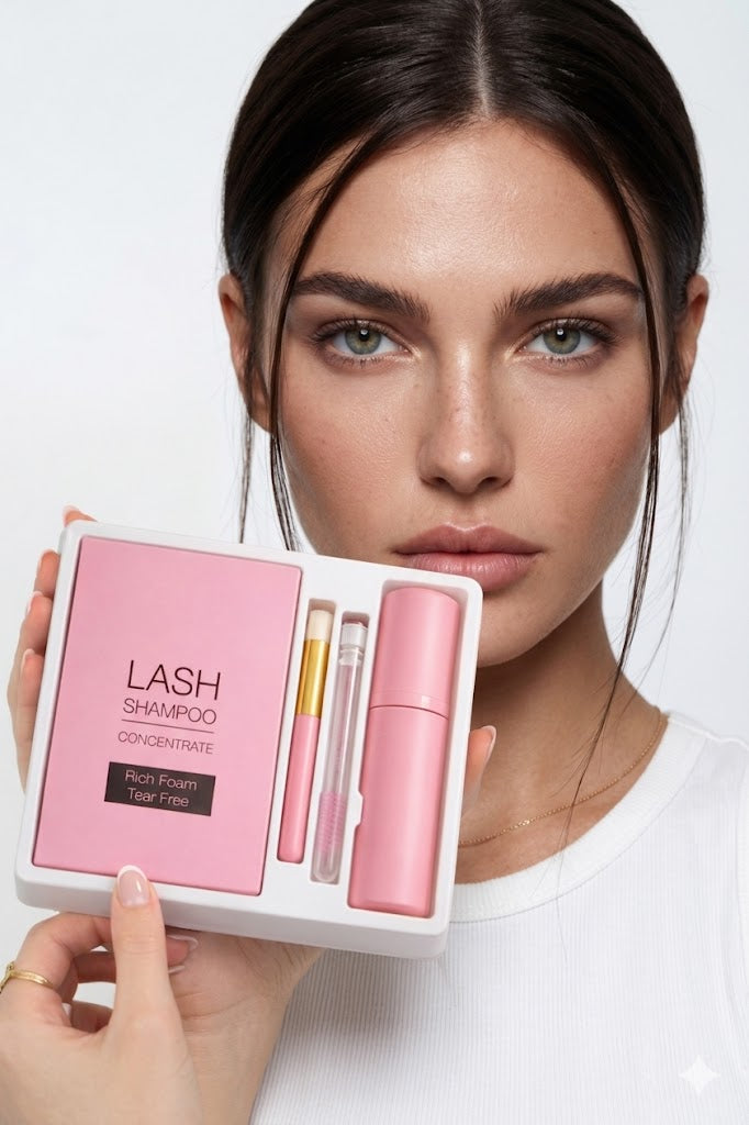 Lash cleanser set